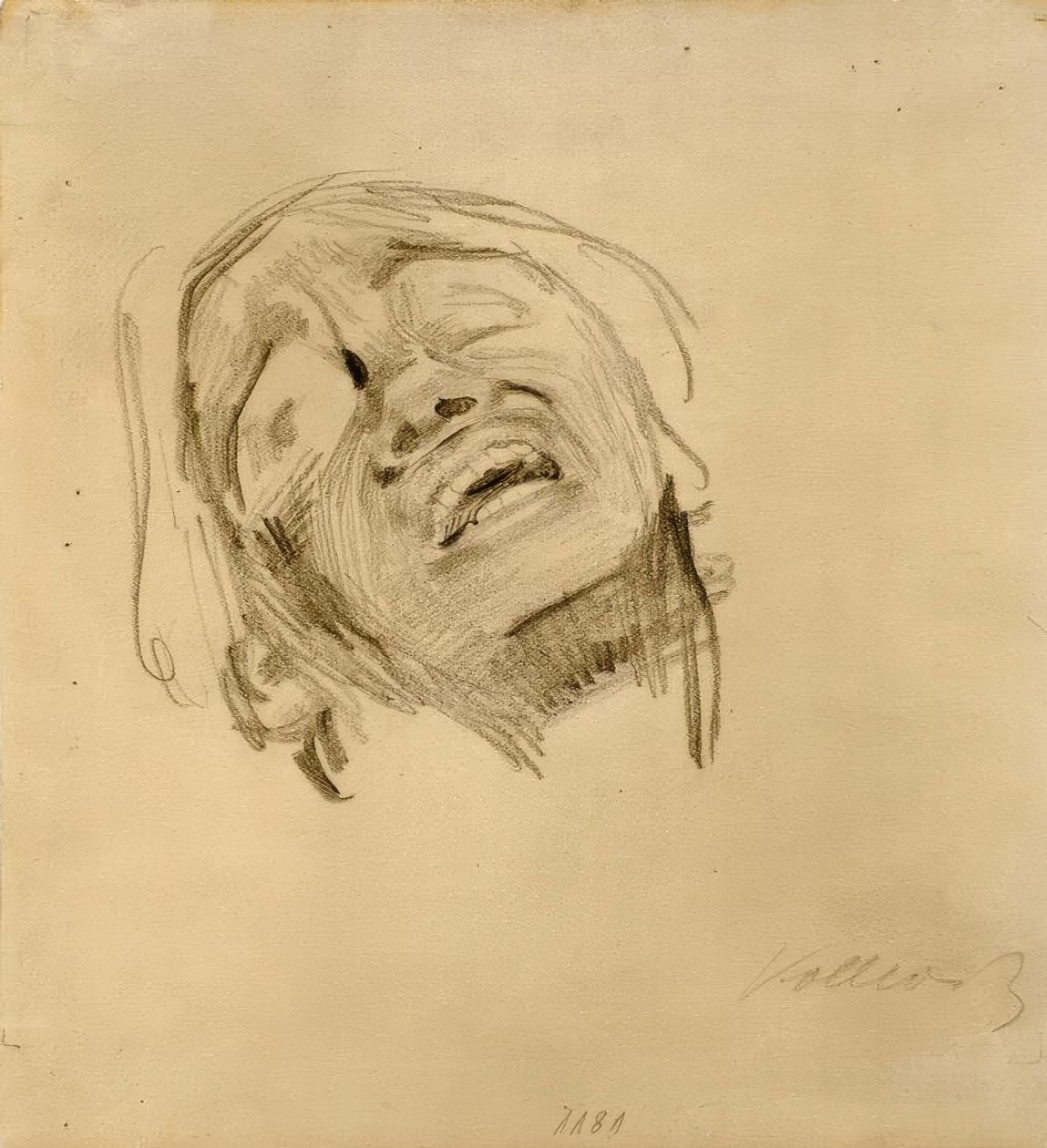 Vrouwenhoofd door Käthe Kollwitz