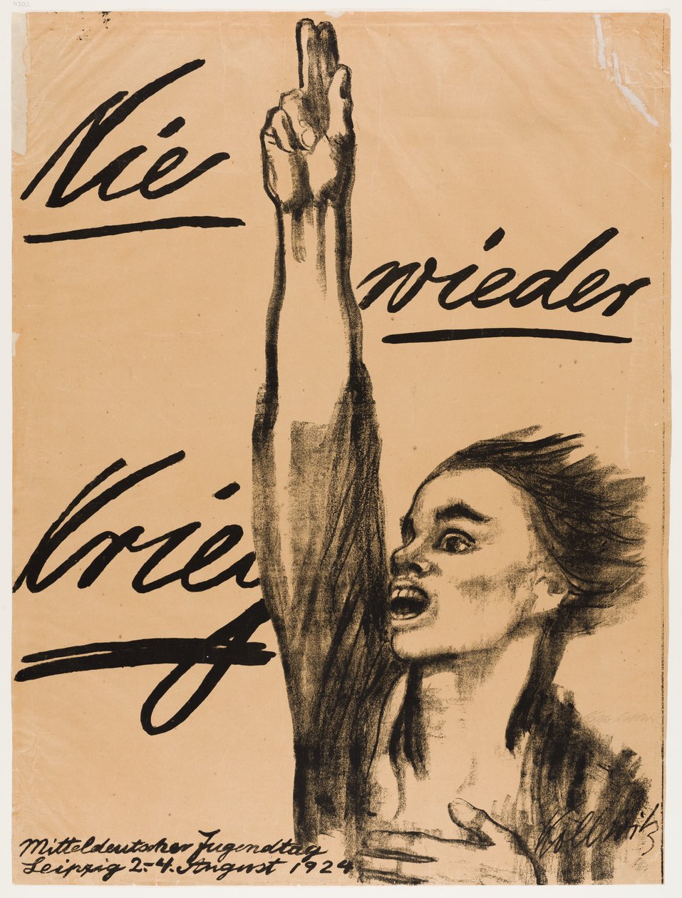 Geen oorlog meer door Käthe Kollwitz