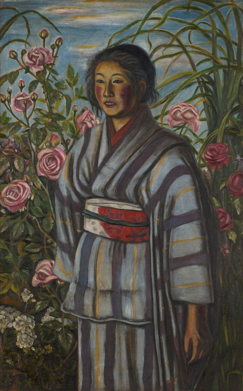 Rozen en een meisje door Kaita Murayama