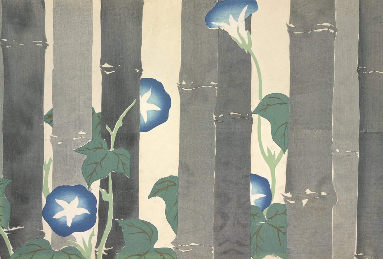 Asagao, uit Momoyo-gusa door Kamisaka Sekka