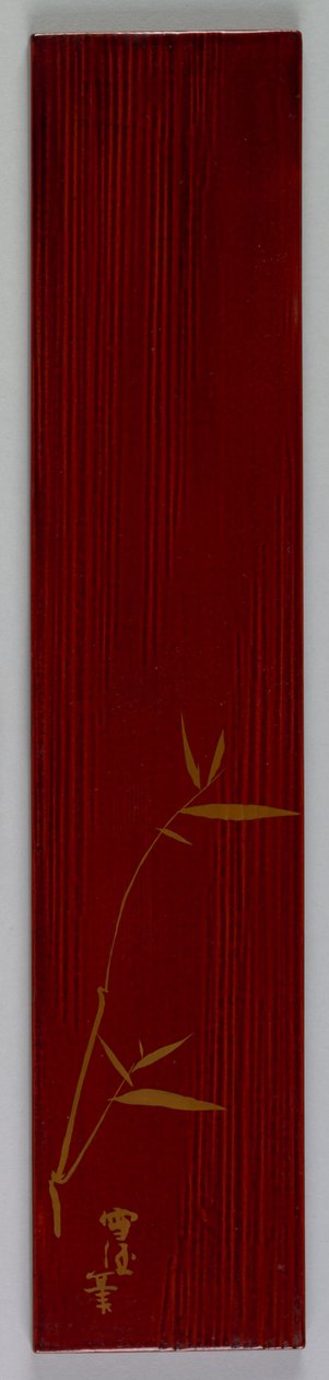 Gedichtenkaartdoos deksel, 1868-1912 door Kamisaka Sekka