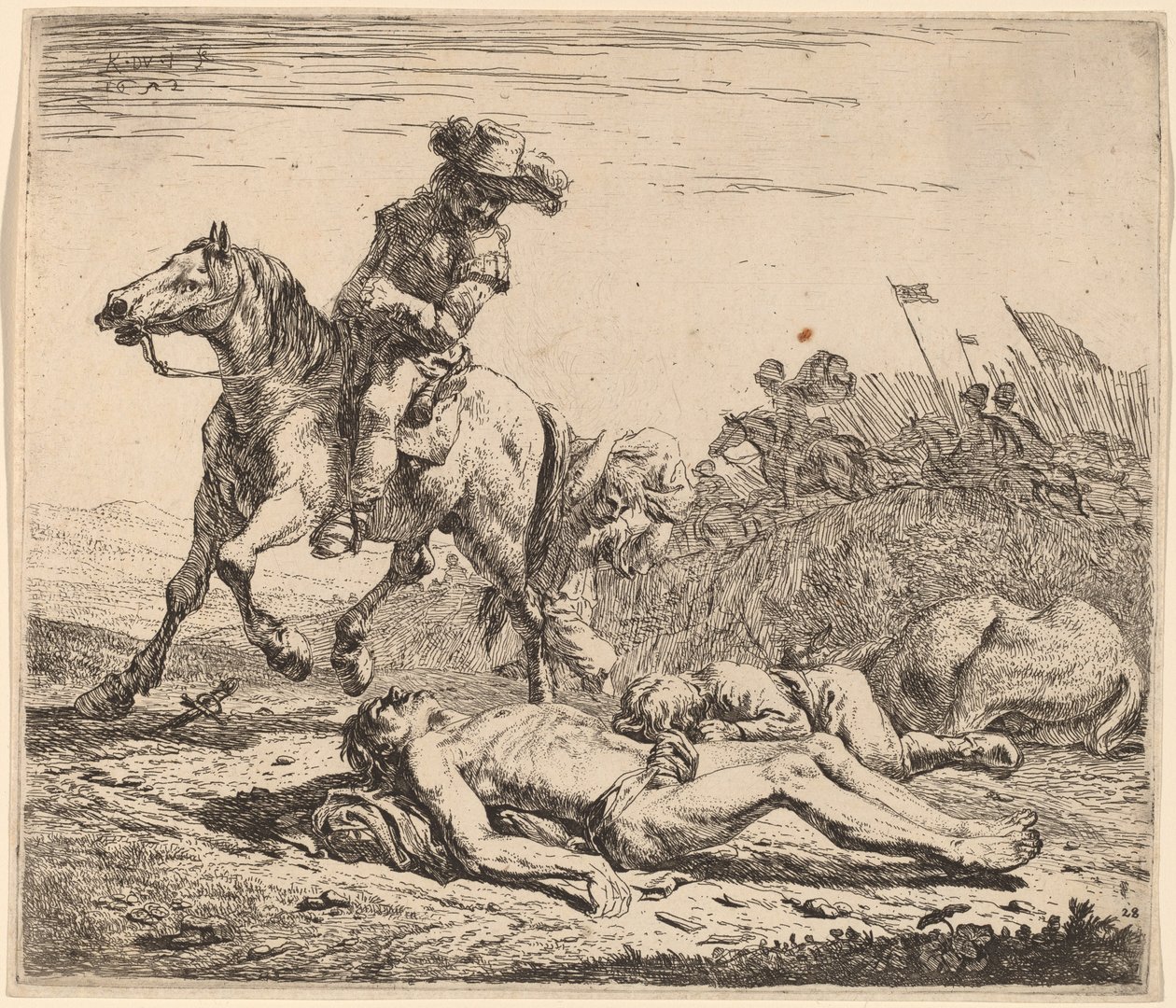 Slagveld door Karel Dujardin