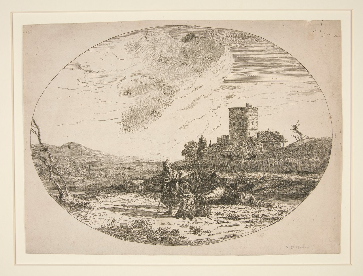Bucolisch landschap door Karel Dujardin
