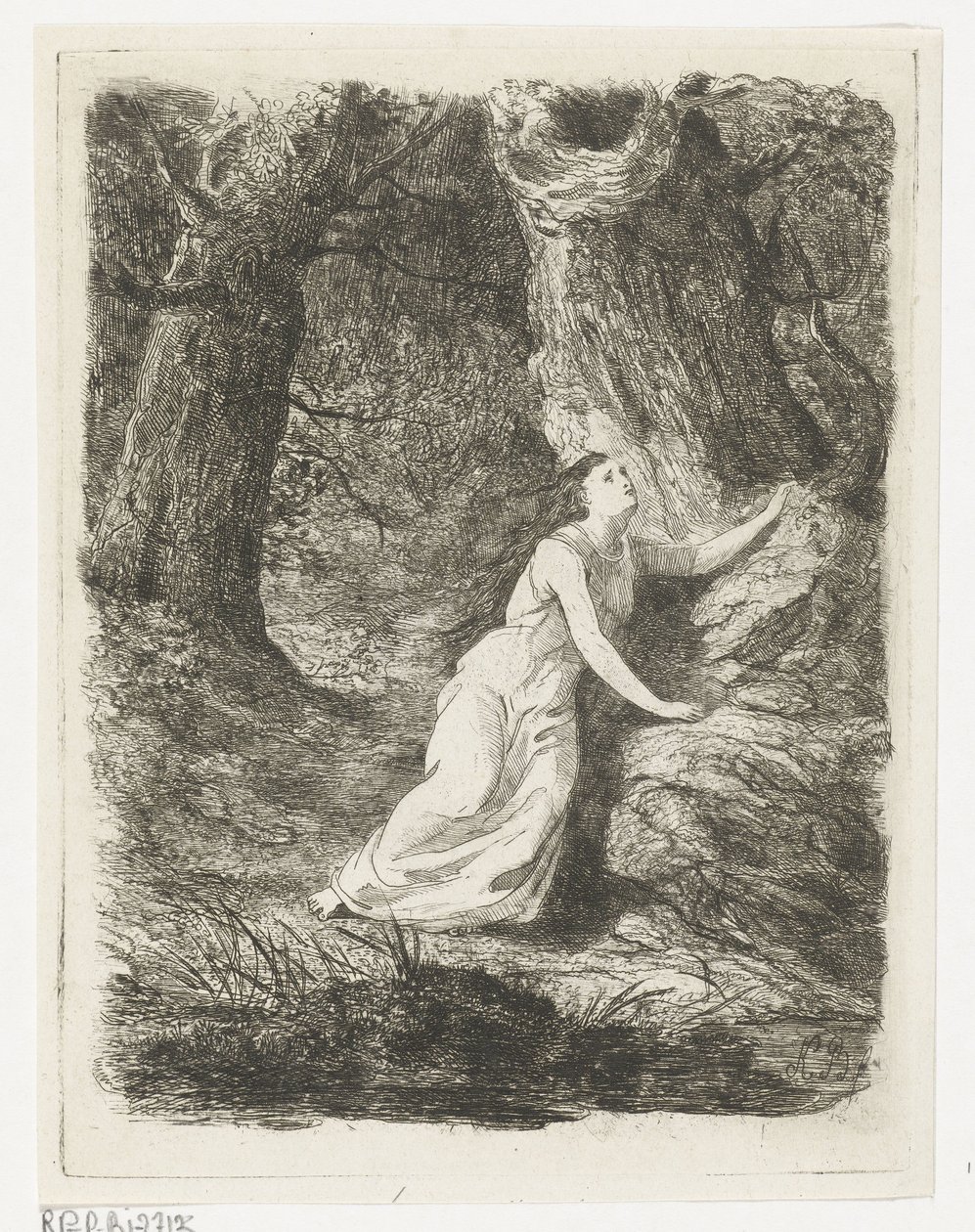 Olwene zwerft rond in het bos (serie titel) door Karel Frederik Bombled