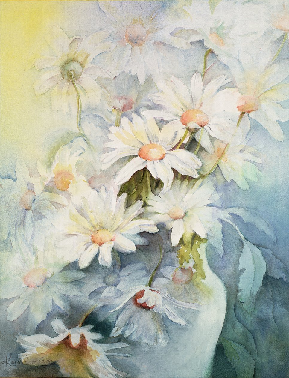 Chrysant, Sneeuwkap door Karen Armitage