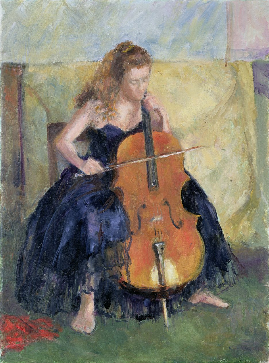 De cellospeler door Karen Armitage