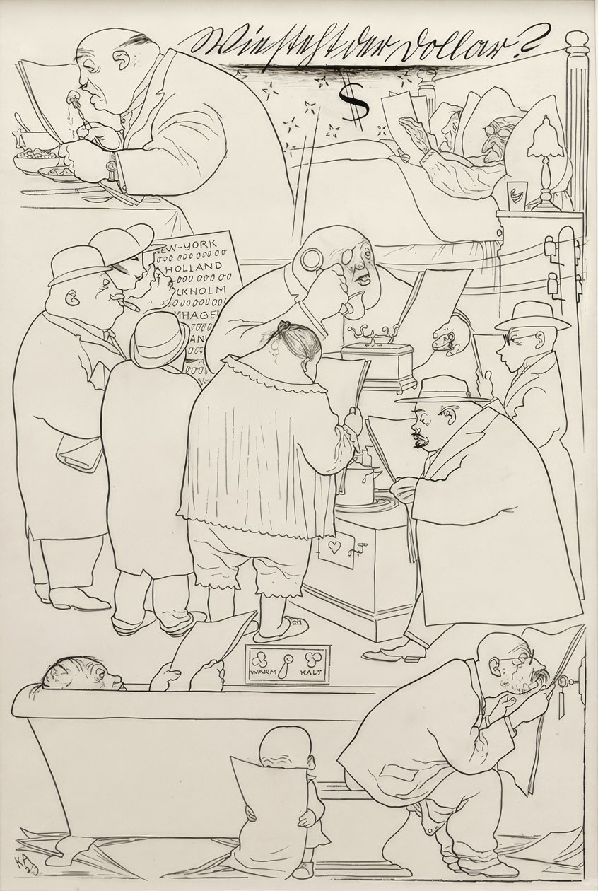 Hoe gaat het met de dollar door Karl Arnold