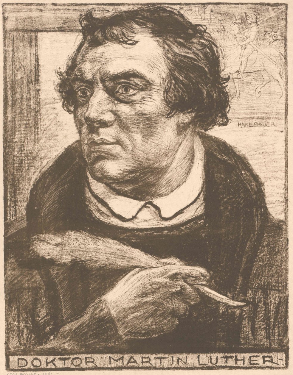 Maarten Luther door Karl Bauer
