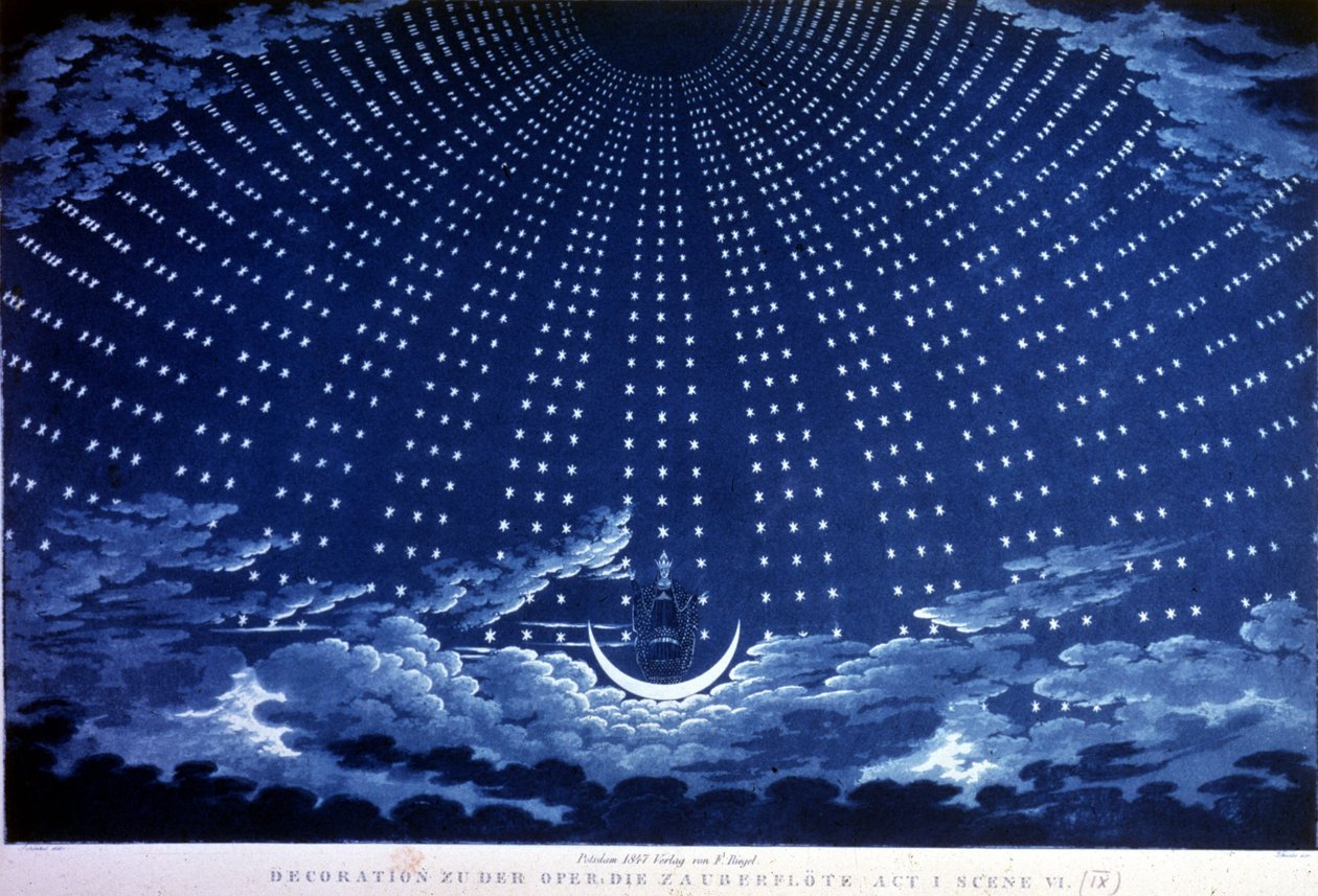 Decor door Schinkel door Karl Friedrich Schinkel