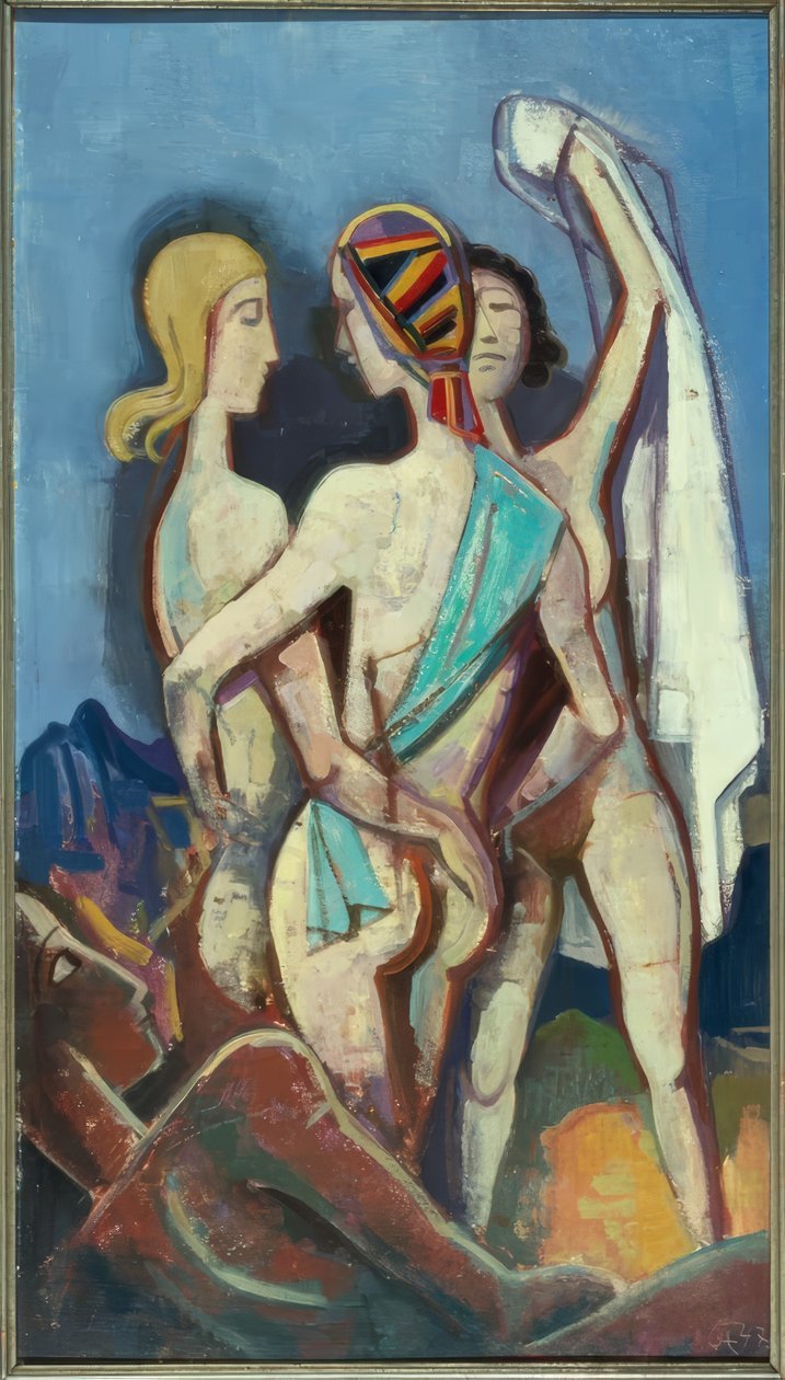 Uitspraak van het Hof van Parijs door Karl Hofer