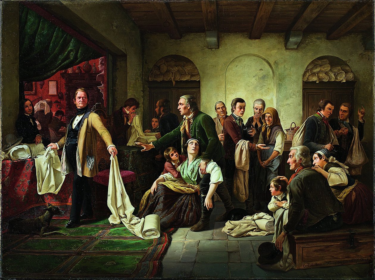 De Silezische wevers door Karl Hübner