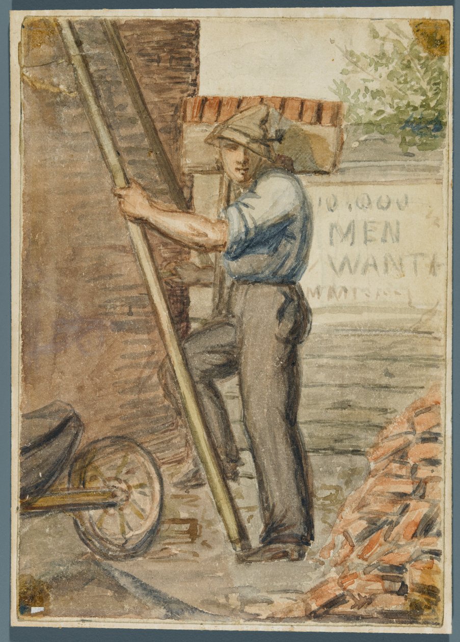 Metselaar, 1864 door Karl L.H. Mueller