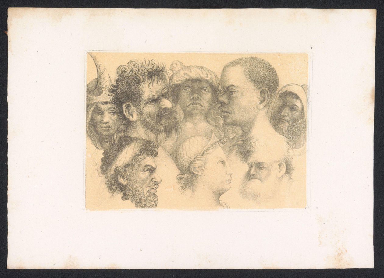 Acht figuren door Karl Palzow