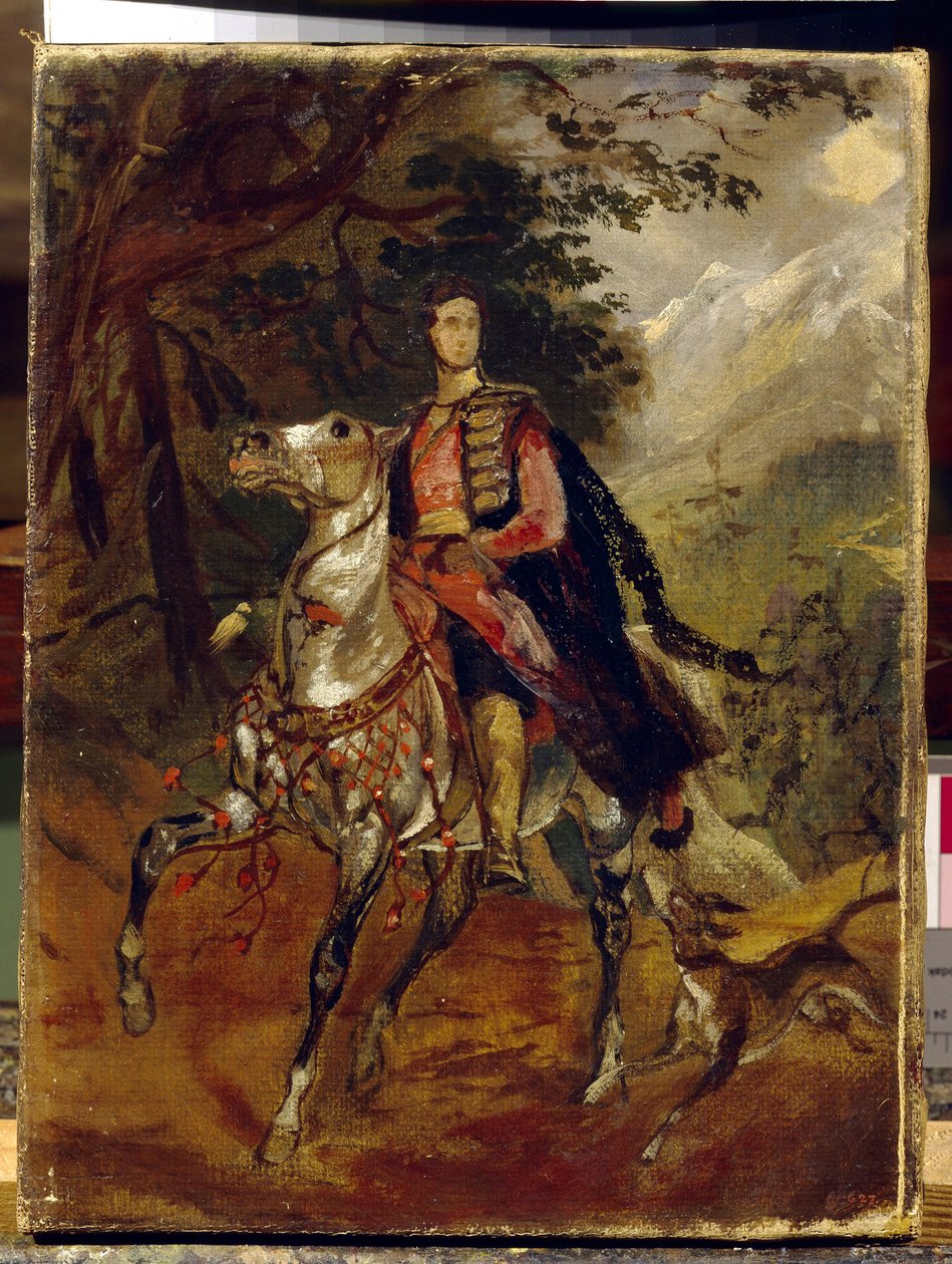 Portret van graaf Anatole Nikolaievich Demidov, eerste prins van San Donato (1812-1870) door Karl Pavlovich Bryullov