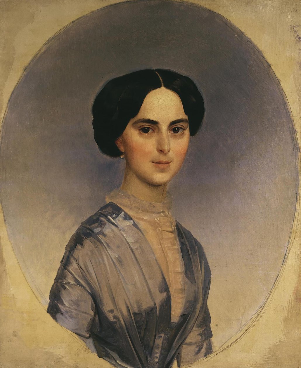 Portret van Sophia Andreyevna Bobrinskaya, née Shuvalova door Karl Pavlovich Bryullov