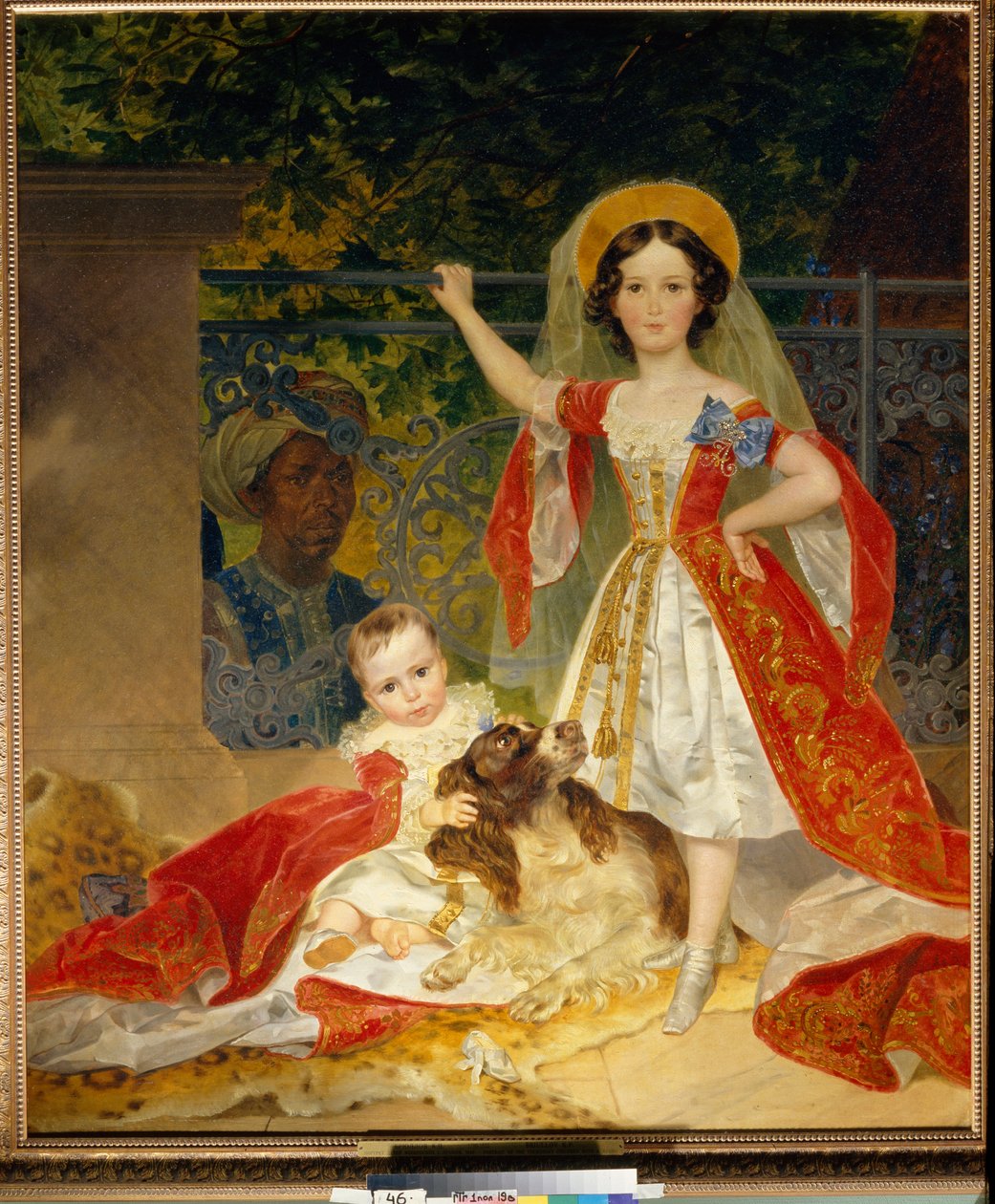 Portretten van de kinderen van Prins Volkonski door Karl Pavlovich Bryullov