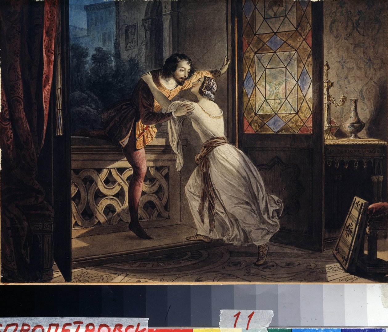 Romeo en Julia door Karl Pavlovich Bryullov