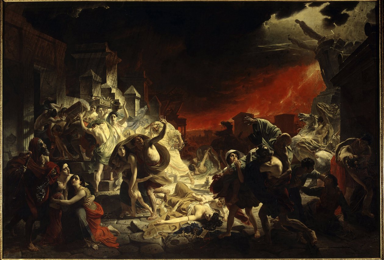 De laatste dag van Pompeii door Karl Pavlovich Bryullov