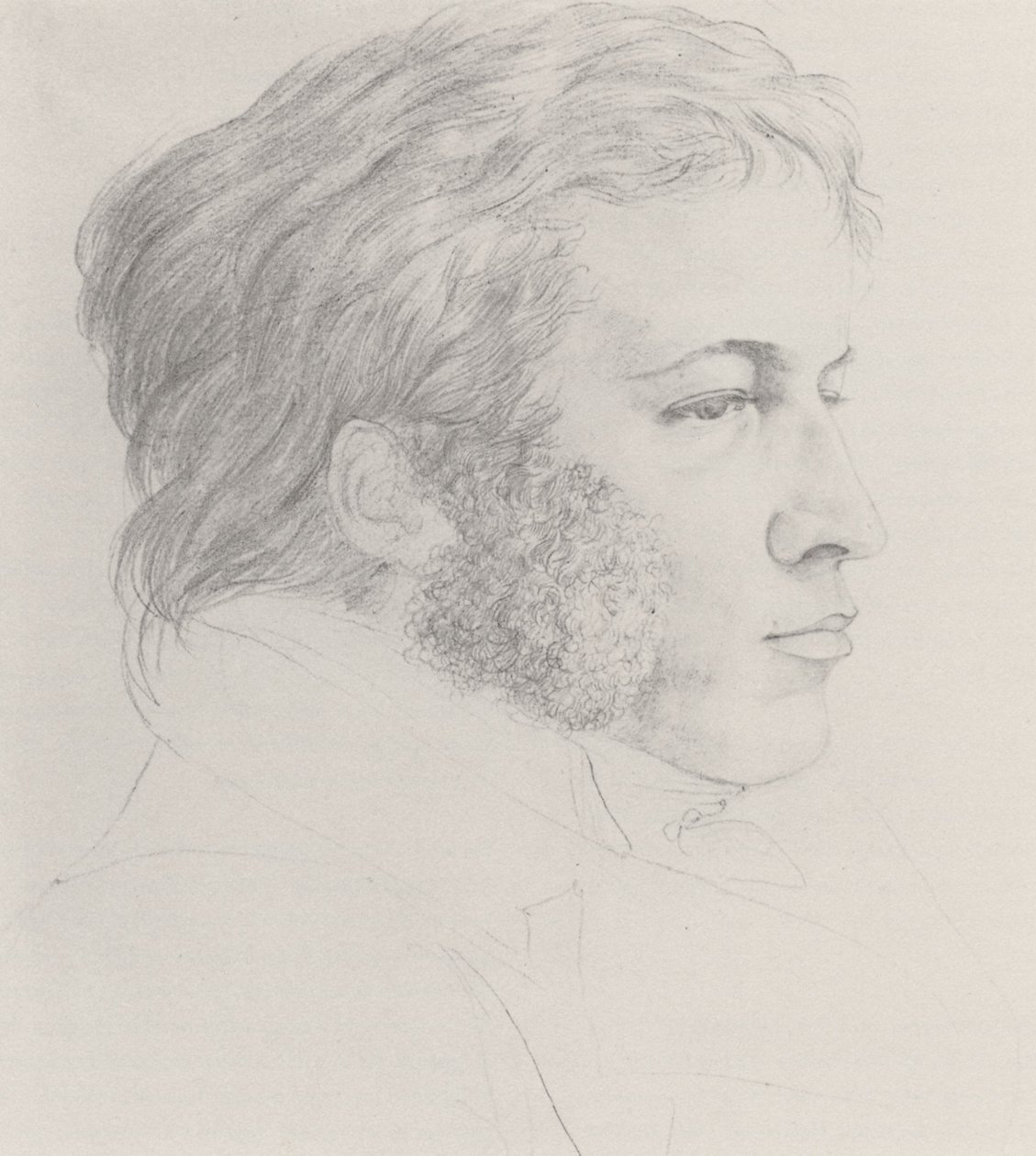 Portrait of Johann Carl Eggers (1787-1863) door Karl Philipp Fohr