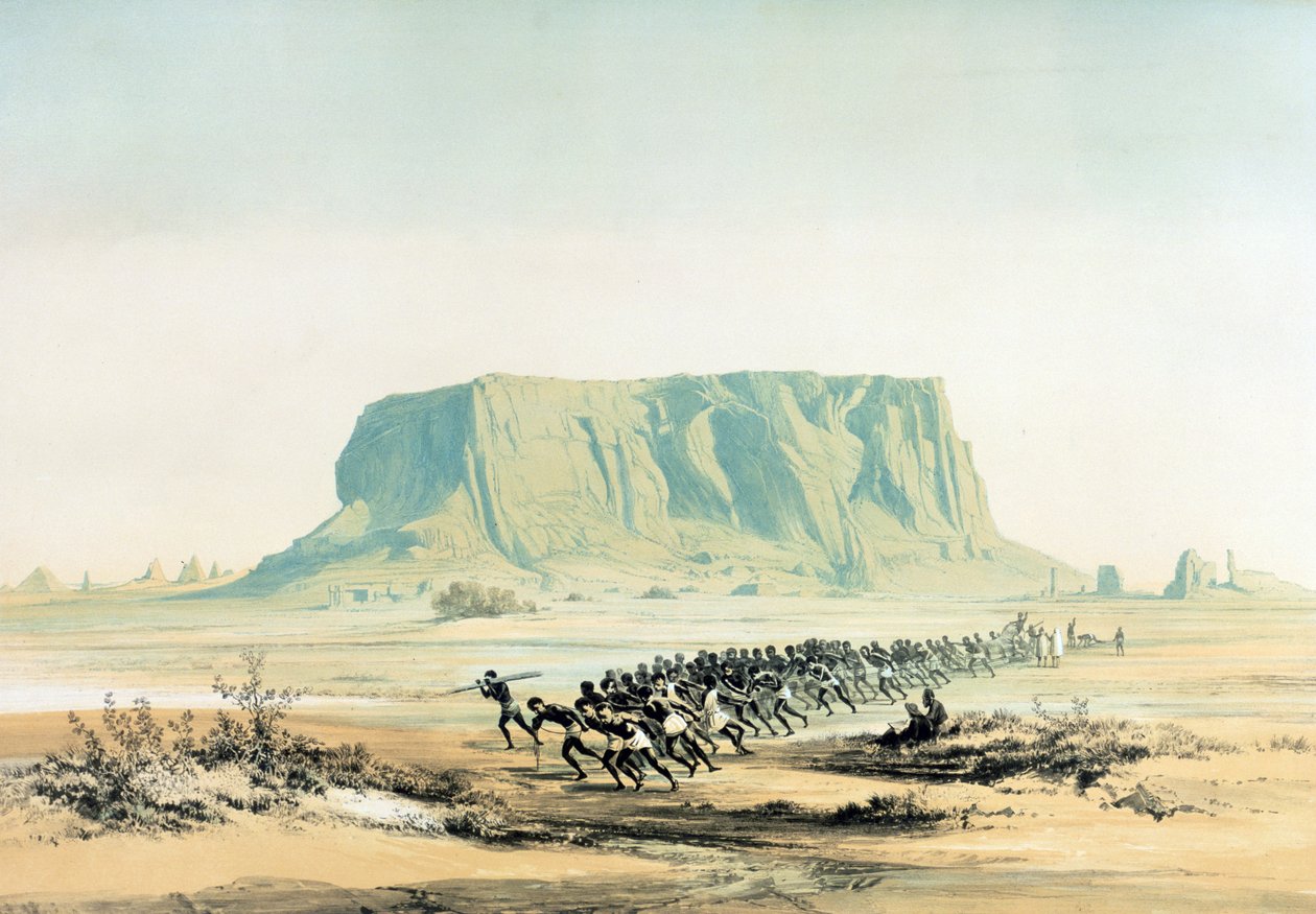 Uitzicht op de berg Barkal