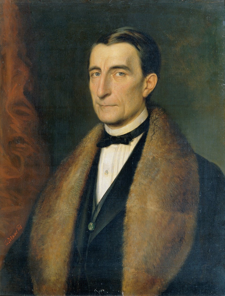 Heinrich Clemens Freiherr Purtscher von Eschenburg door Karl von Blaas