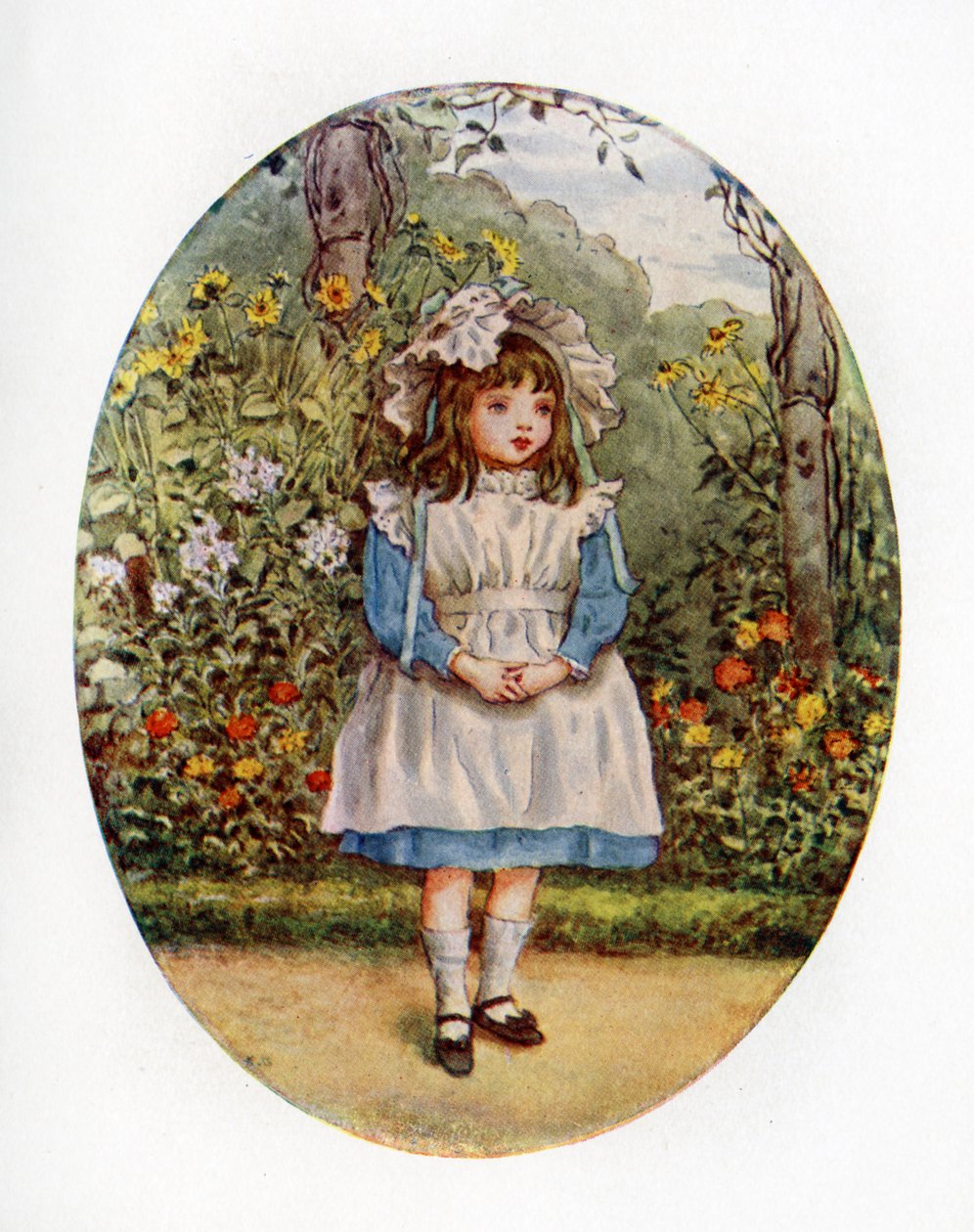 Joan Ponsonby, 1891 door Kate Greenaway