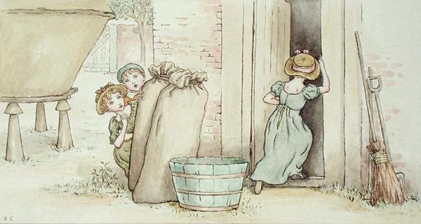 Verstoppertje door Kate Greenaway