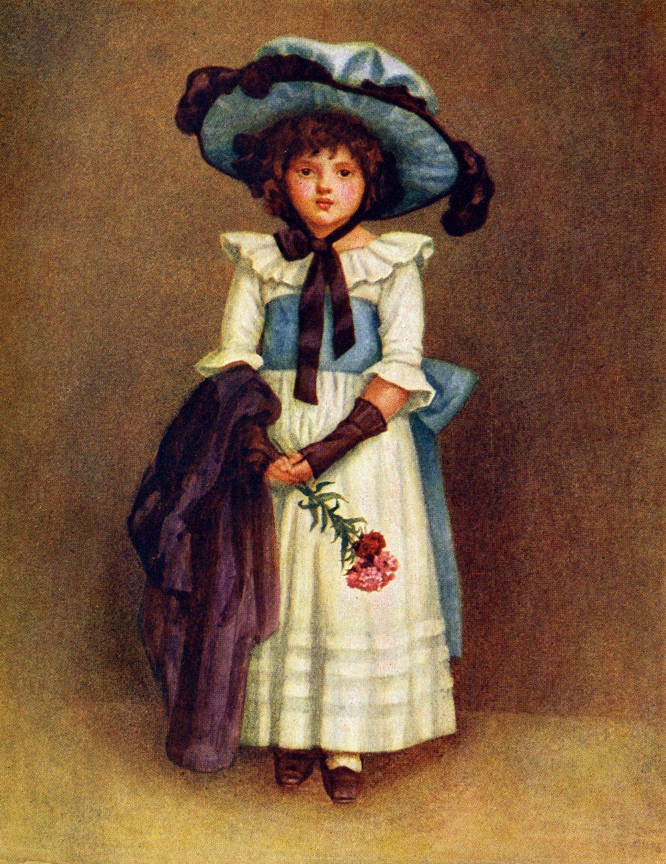 Het kleine model door Kate Greenaway door Kate Greenaway