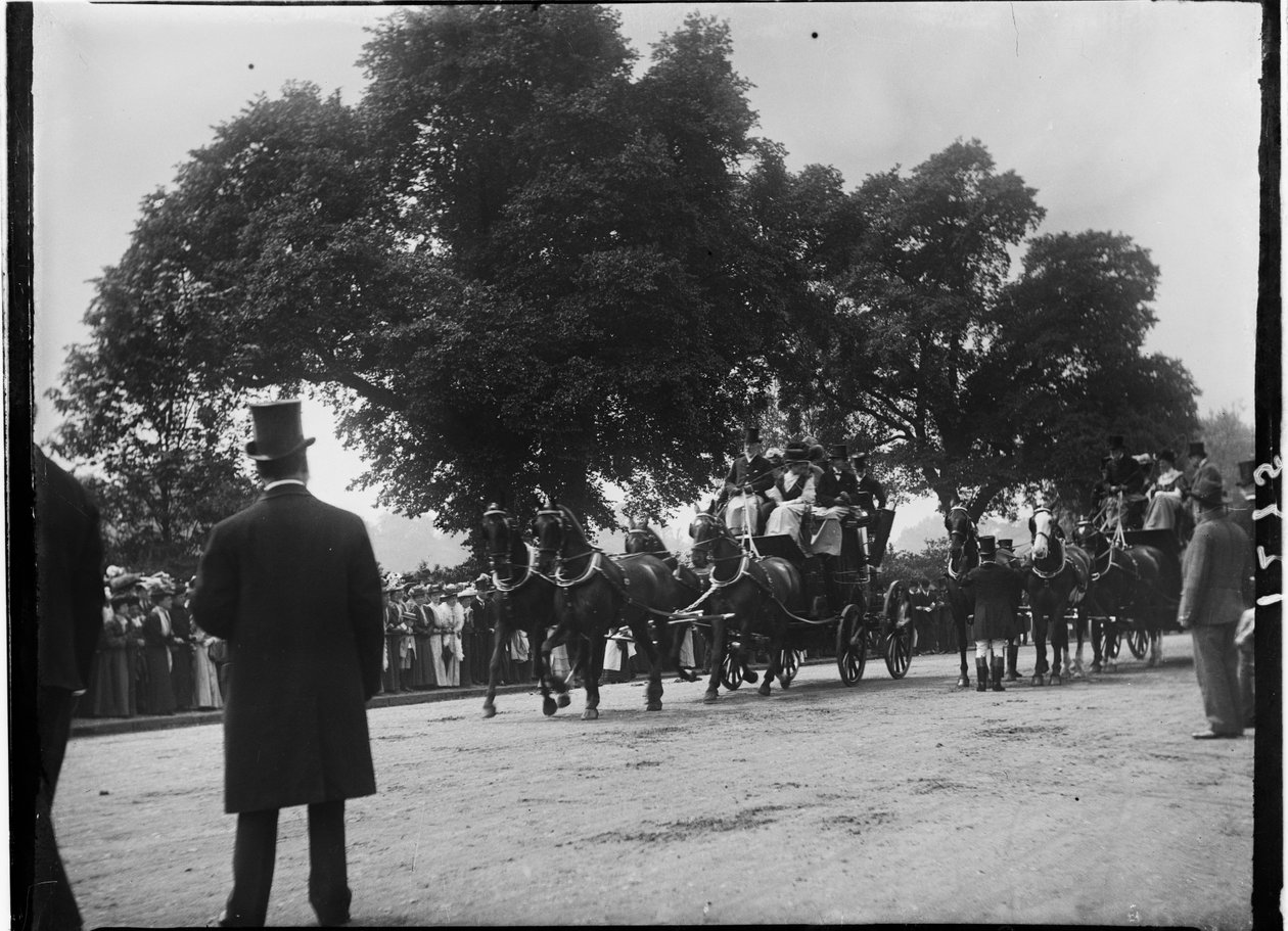 Hyde Park, City Of Westminster, Londen, 01/06/1907 door Katherine Jean Macfee
