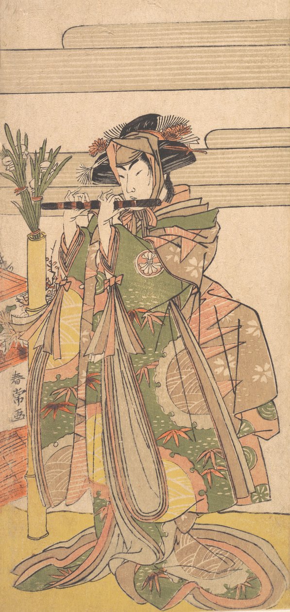 De Derde Segawa Kikunojo als een Vrouw, ca. 1780 door Katsukawa Shunjo
