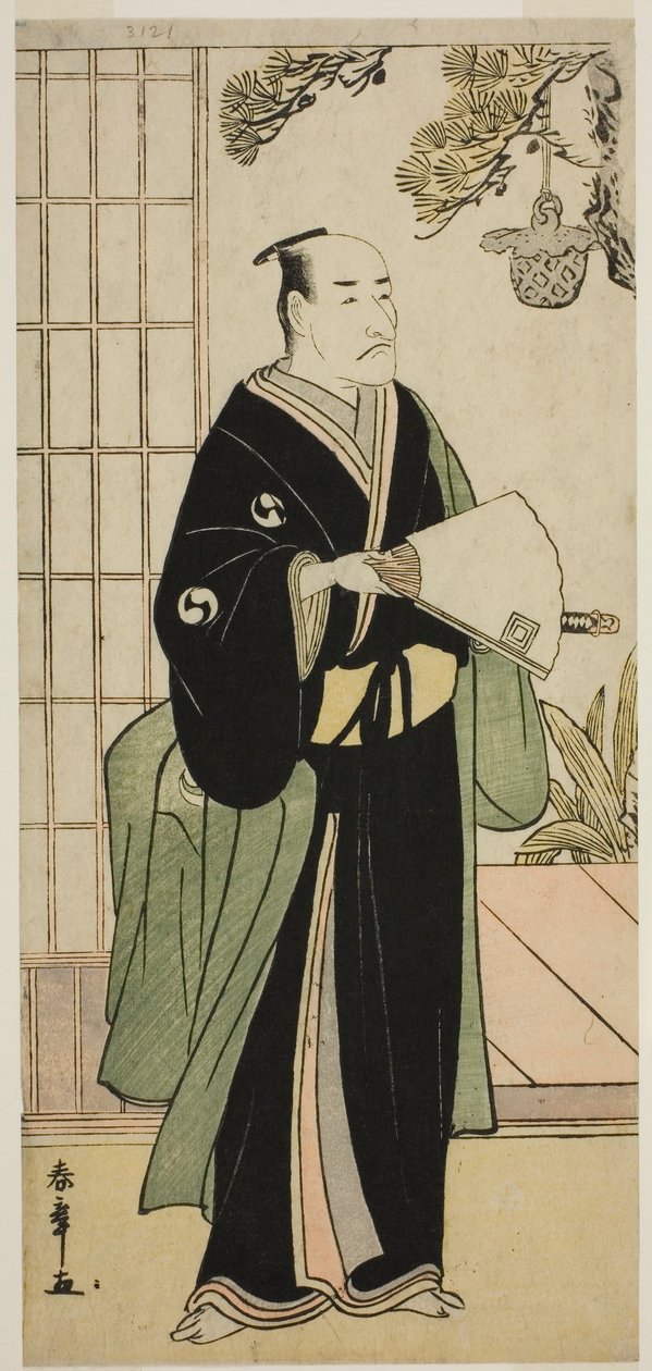 De Acteur Ichikawa Danjuro V als Oboshi Yuranosuke in het Toneelstuk Kanadehon Chushingura, Opgevoerd in het Nakamura Theater in de Vijfde Maand, 1783 door Katsukawa Shunsho