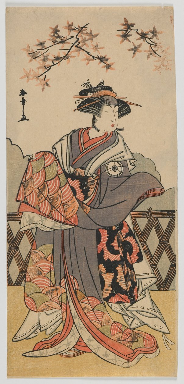 De Acteur Iwai Hanshiro IV, Edo periode, late 1780s door Katsukawa Shunsho