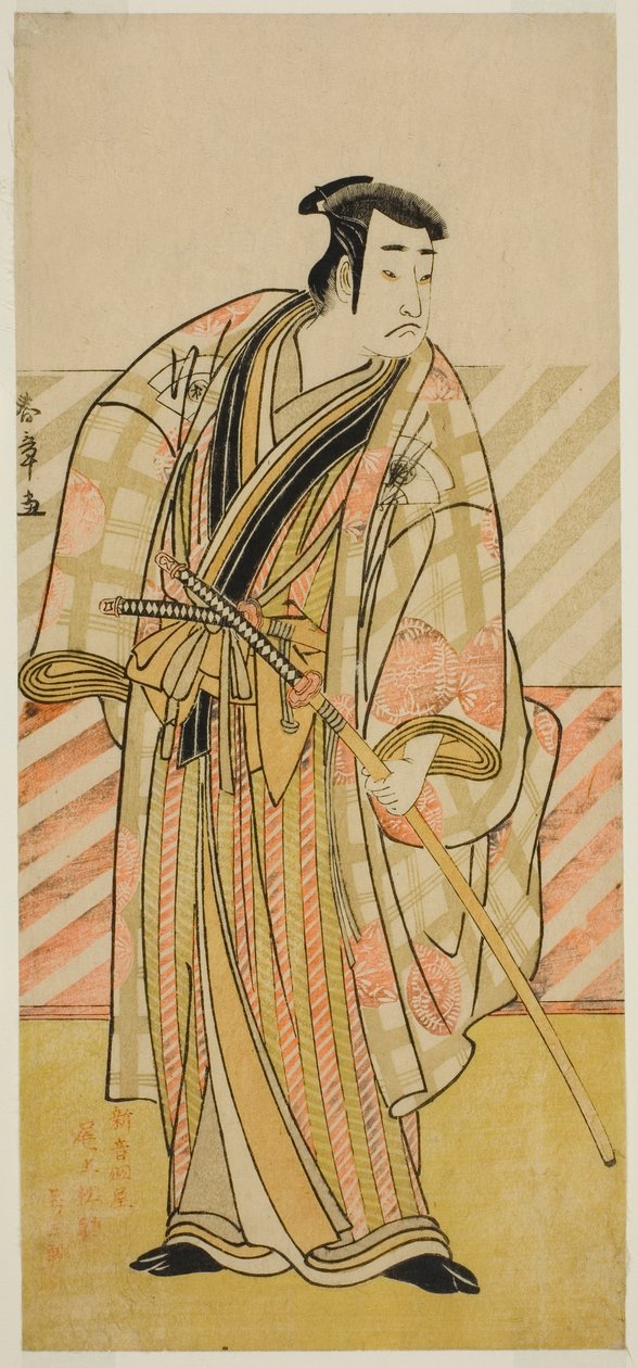De Acteur Onoe Matsusuke I in een Ongeïdentificeerde Rol door Katsukawa Shunsho