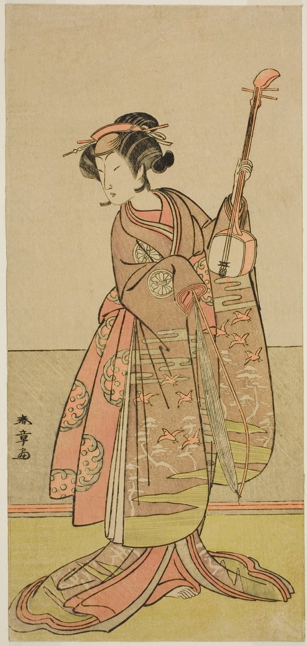 De Acteur Segawa Yujiro I in een Onbekende Rol door Katsukawa Shunsho