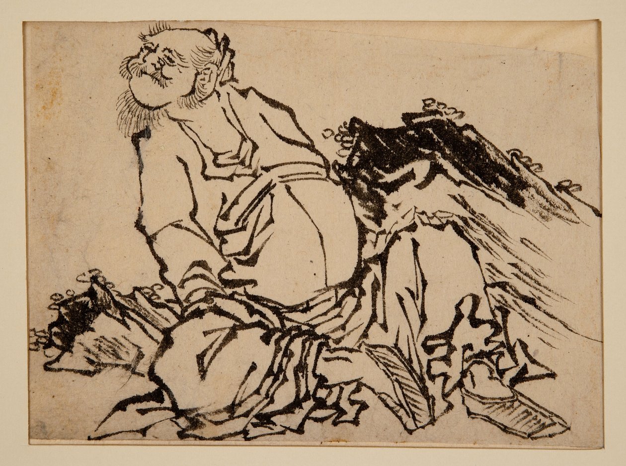 Chinese krijger door Katsushika Hokusai