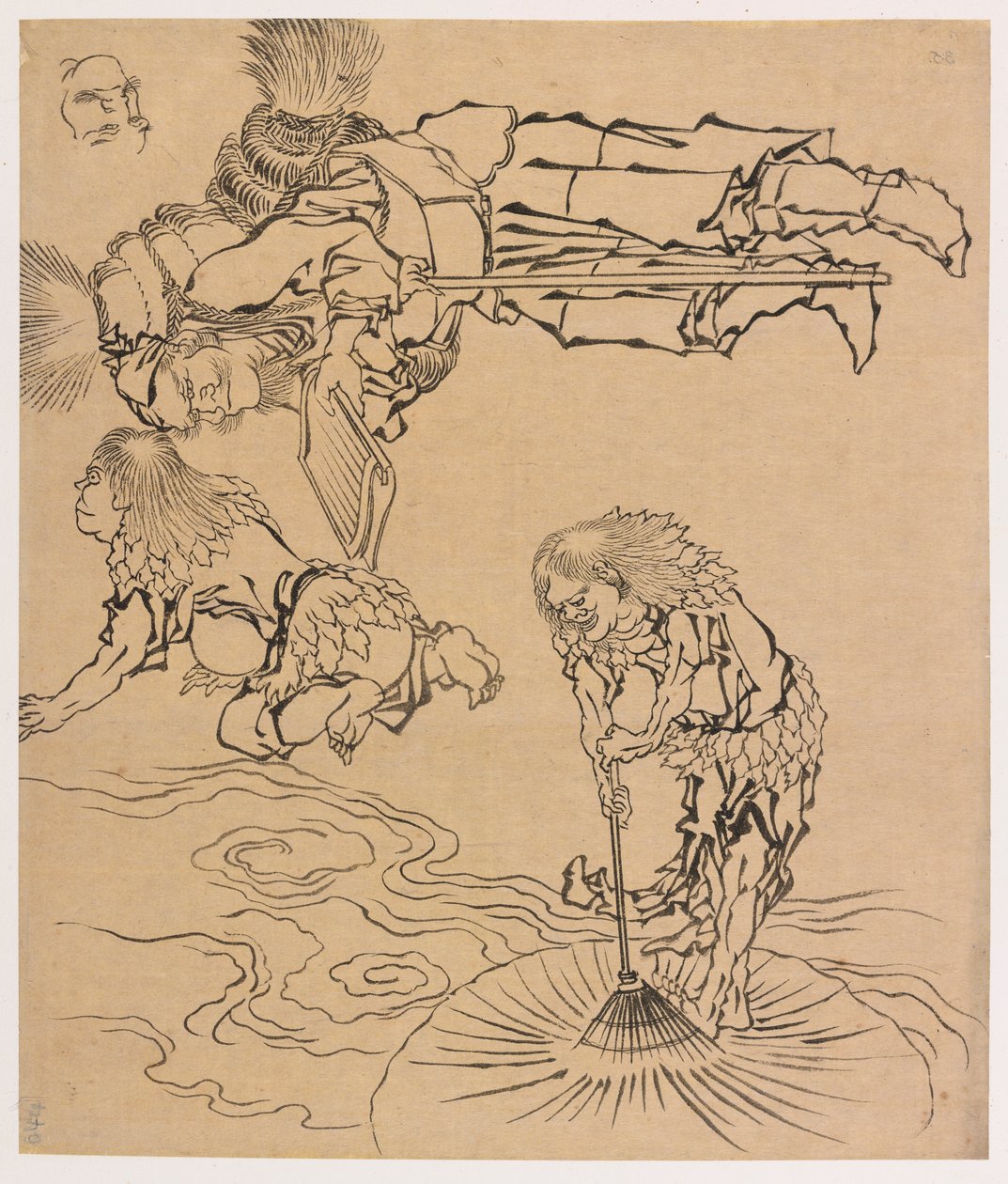 Legendarische Wezens door Katsushika Hokusai