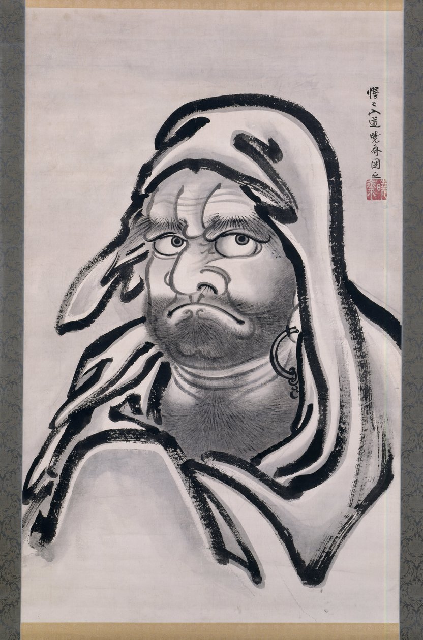 Daruma door Kawanabe Kyosai