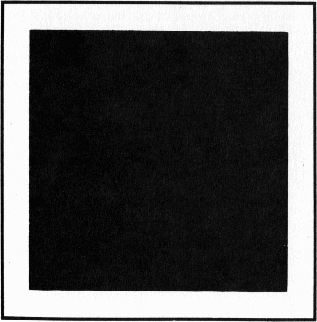 Zwart vierkant door Kazimir Severinovich Malevich