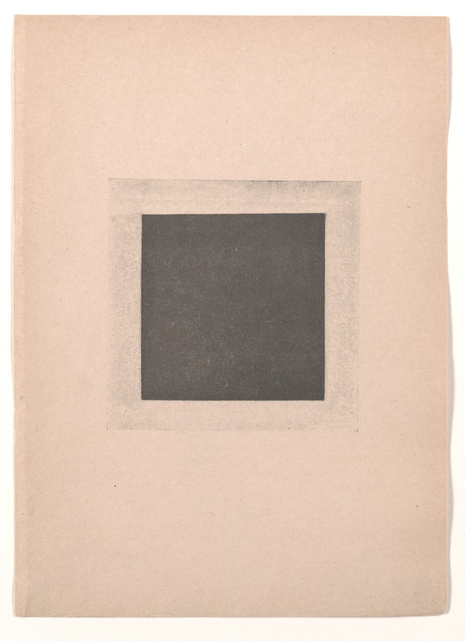 Zwart Vierkant voor "Van Kubisme en Futurisme naar Suprematisme: Een Nieuwe Realiteit in Schilderkunst" door Kazimir Severinovich Malevich