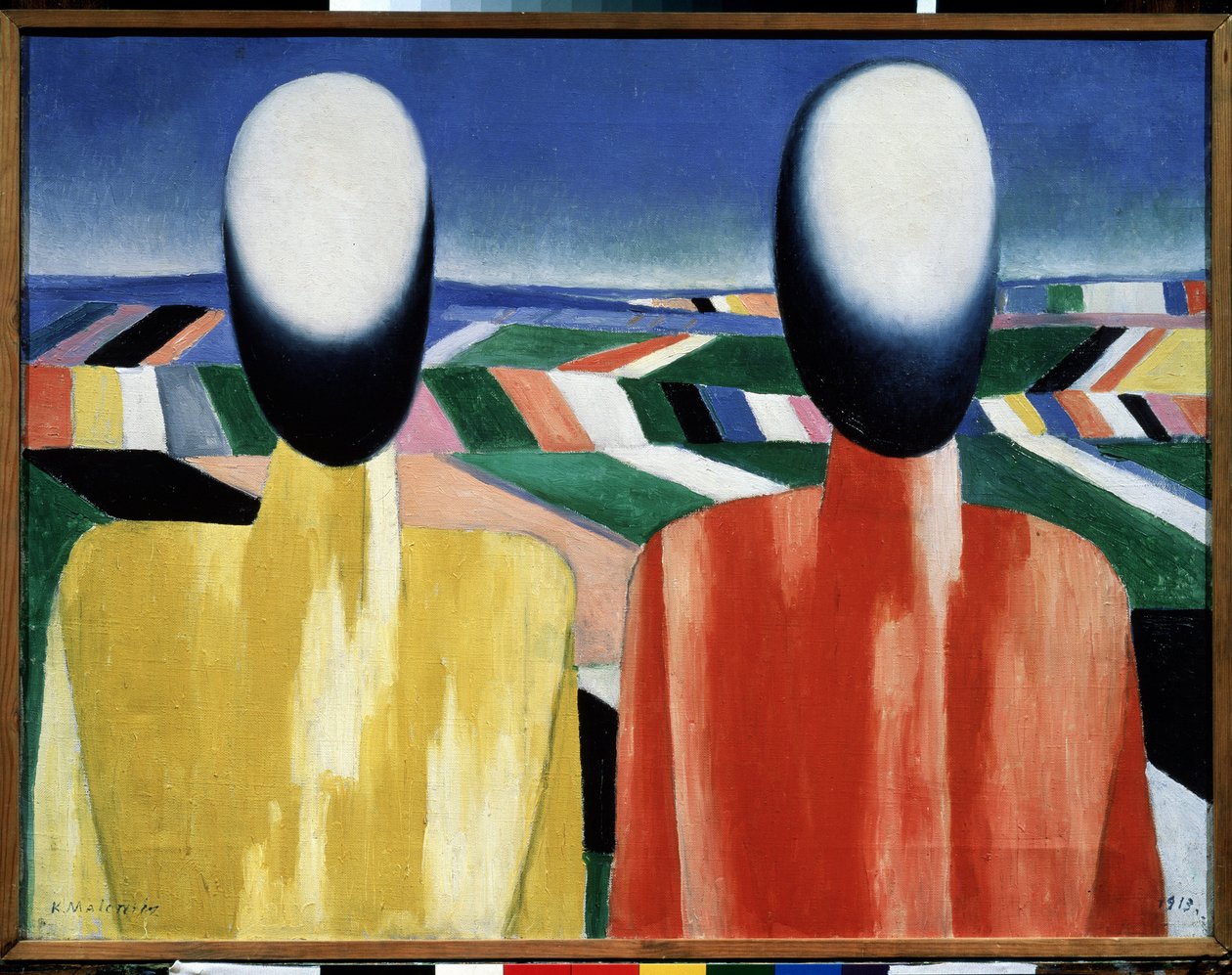 Boeren door Kazimir Severinovich Malevich