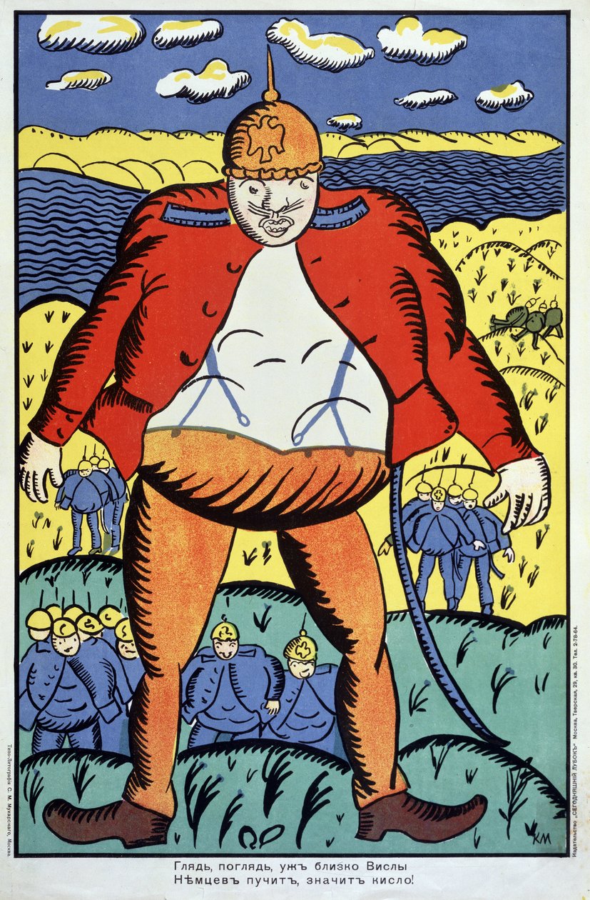 Kijk, de Wisla is niet ver... door Kazimir Severinovich Malevich