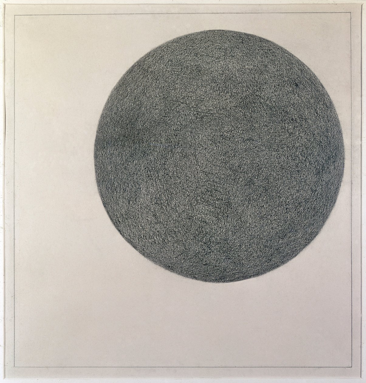 Suprematistisch element: cirkel door Kazimir Severinovich Malevich