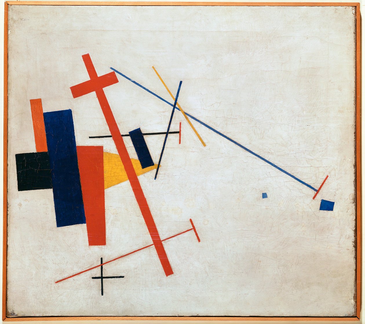 Suprematistische Kompositie (olieverf op doek) door Kazimir Severinovich Malevich
