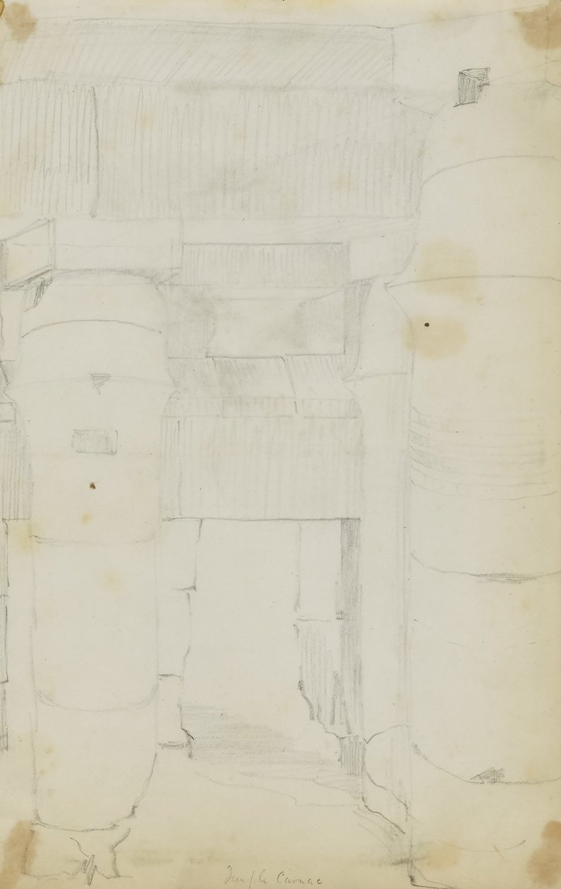Tempel Carnac, Egypte door Kellogg, Miner Kilbourne