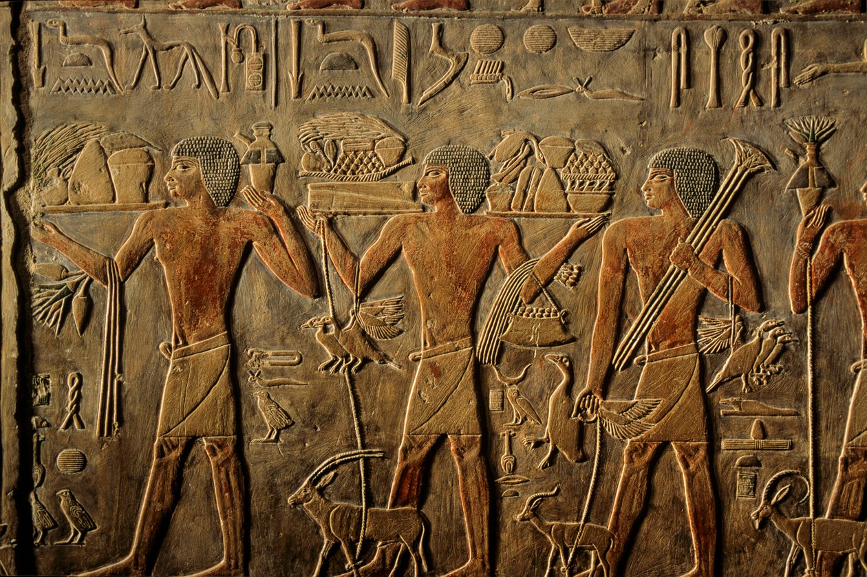 Egypte; Oude Koninkrijk; Saqqara; Sakkara; Graf van Ptah Hotep; Eeuwigheid door Kenneth Garrett