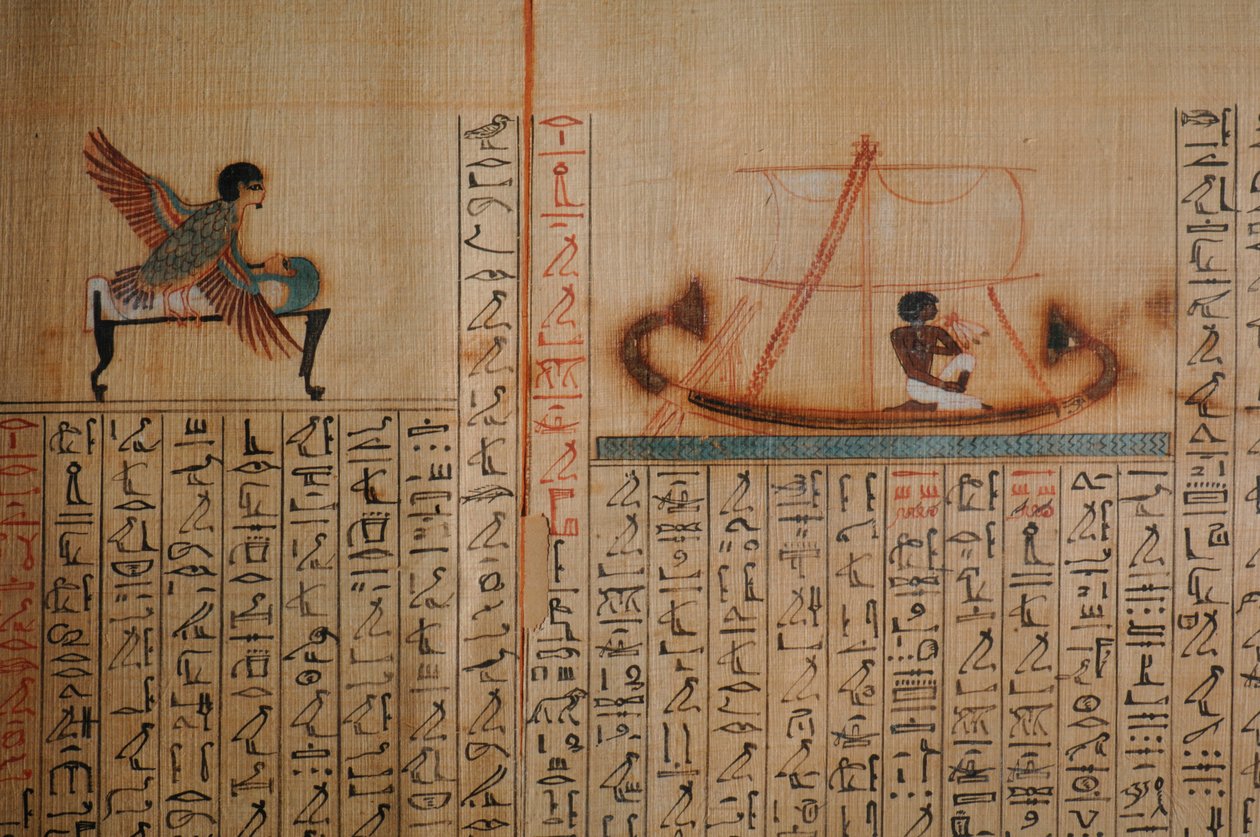 Maiherpri Papyrus, Dodenboek, uit onberoofde tombe in Vallei der Koningen door Kenneth Garrett