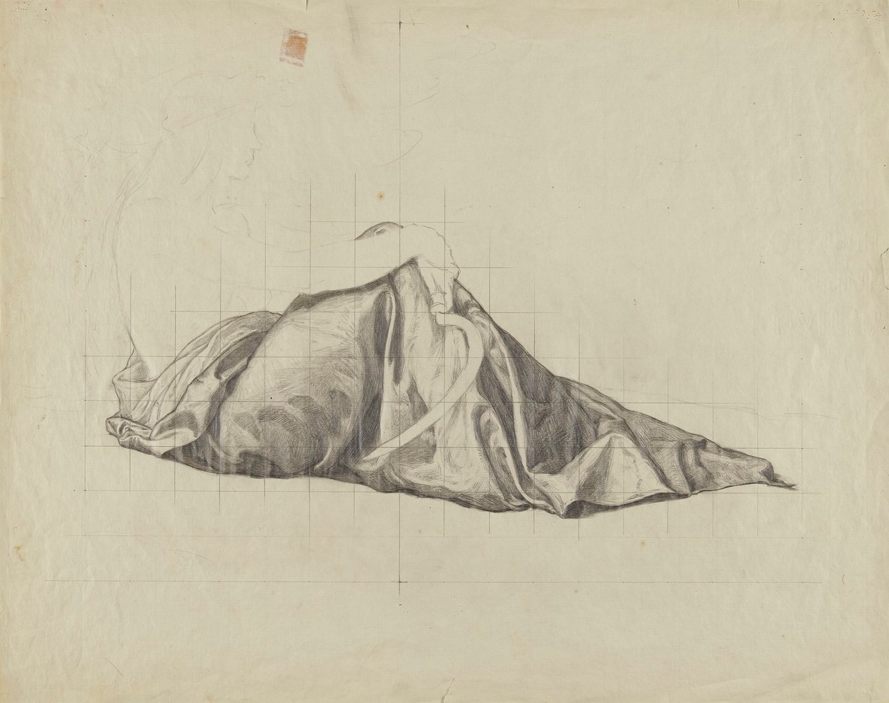 (Rotunda van het Capitool van de staat Iowa) (Landbouw, studie voor panel) door Kenyon Cox