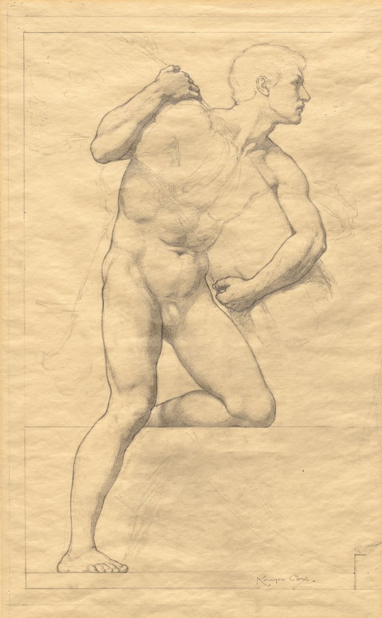 Schets door Kenyon Cox