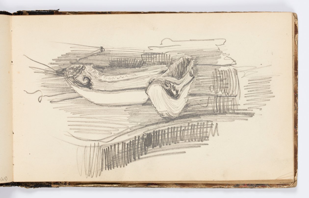 Schetsboekpagina door Kenyon Cox