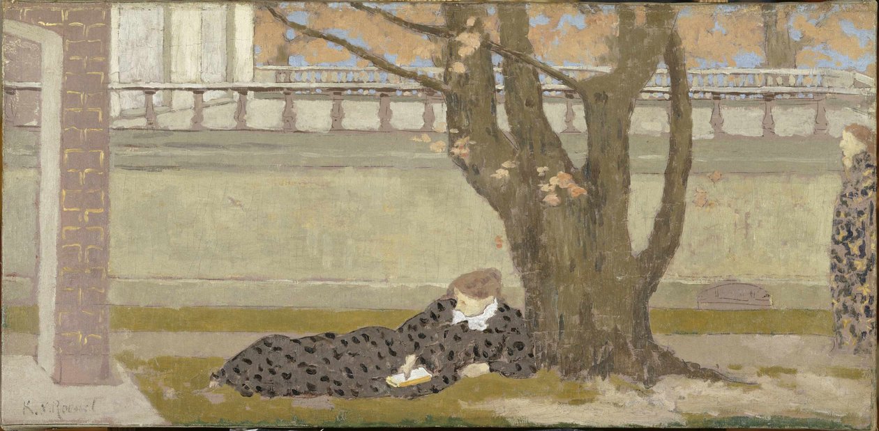 La Terrasse, ca. 1892 door Ker Xavier Roussel